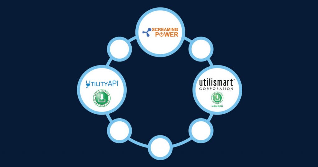 Utilismart teams up with Screaming Power and UtilityAPI to offer Green Button Solution